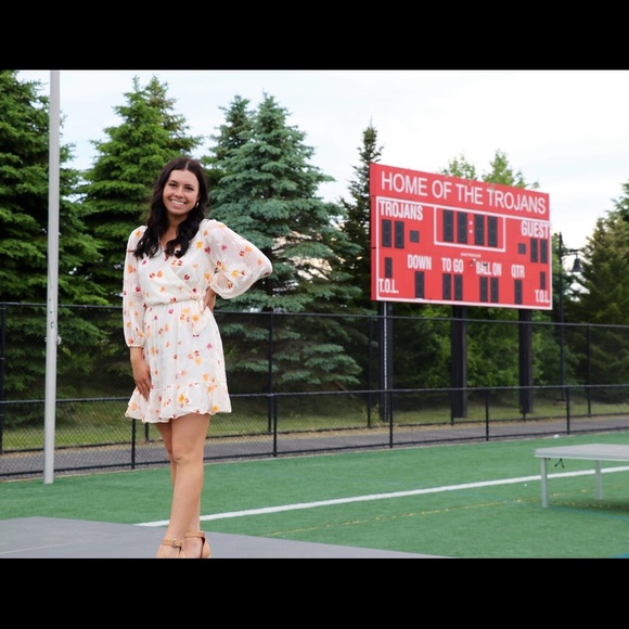 Lush Floral Dress - Picture 3 of 3
